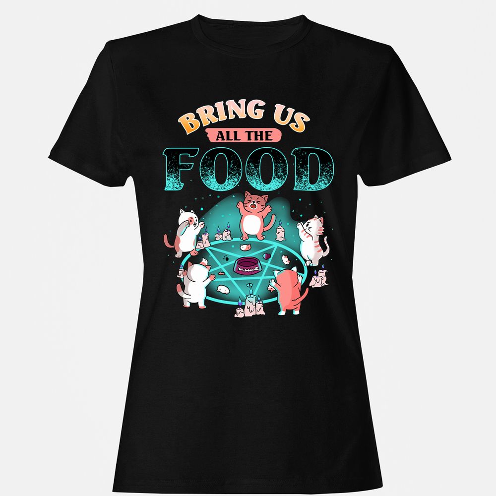 Women's T-Shirt - BWU5UGFX - Black - 1