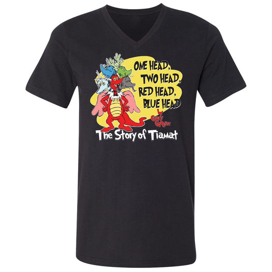 Unisex V-Neck T-Shirt - 7NCLXASY - Black - 1