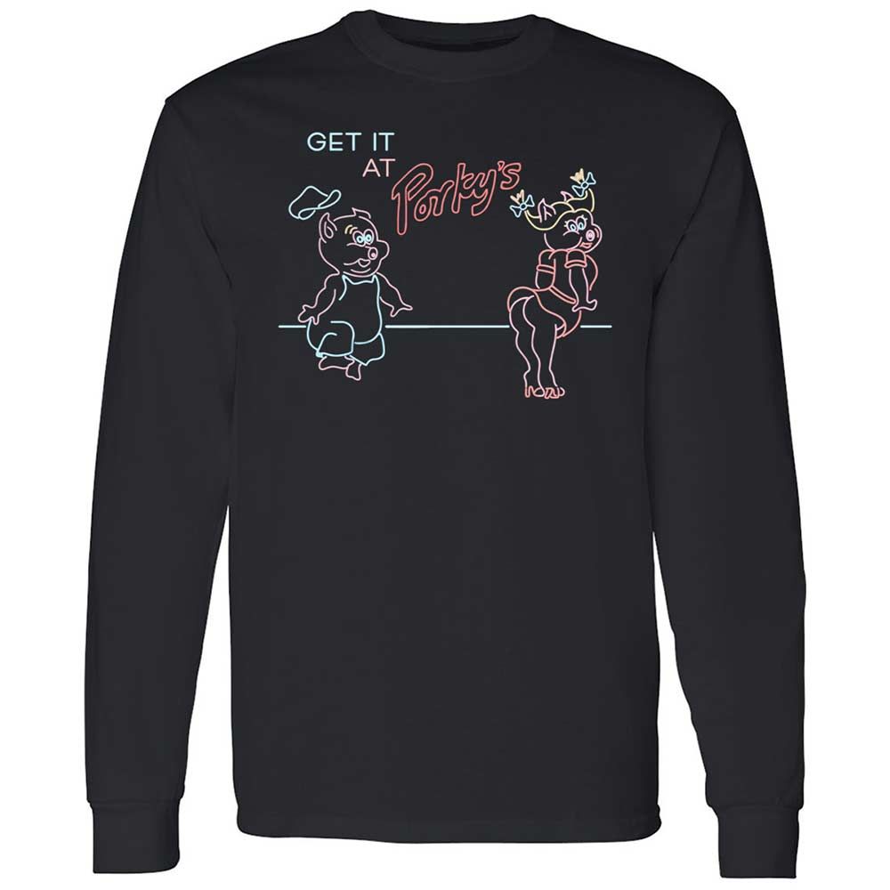 Long Sleeve T-Shirt - D5ZYC1RV - Black - 1