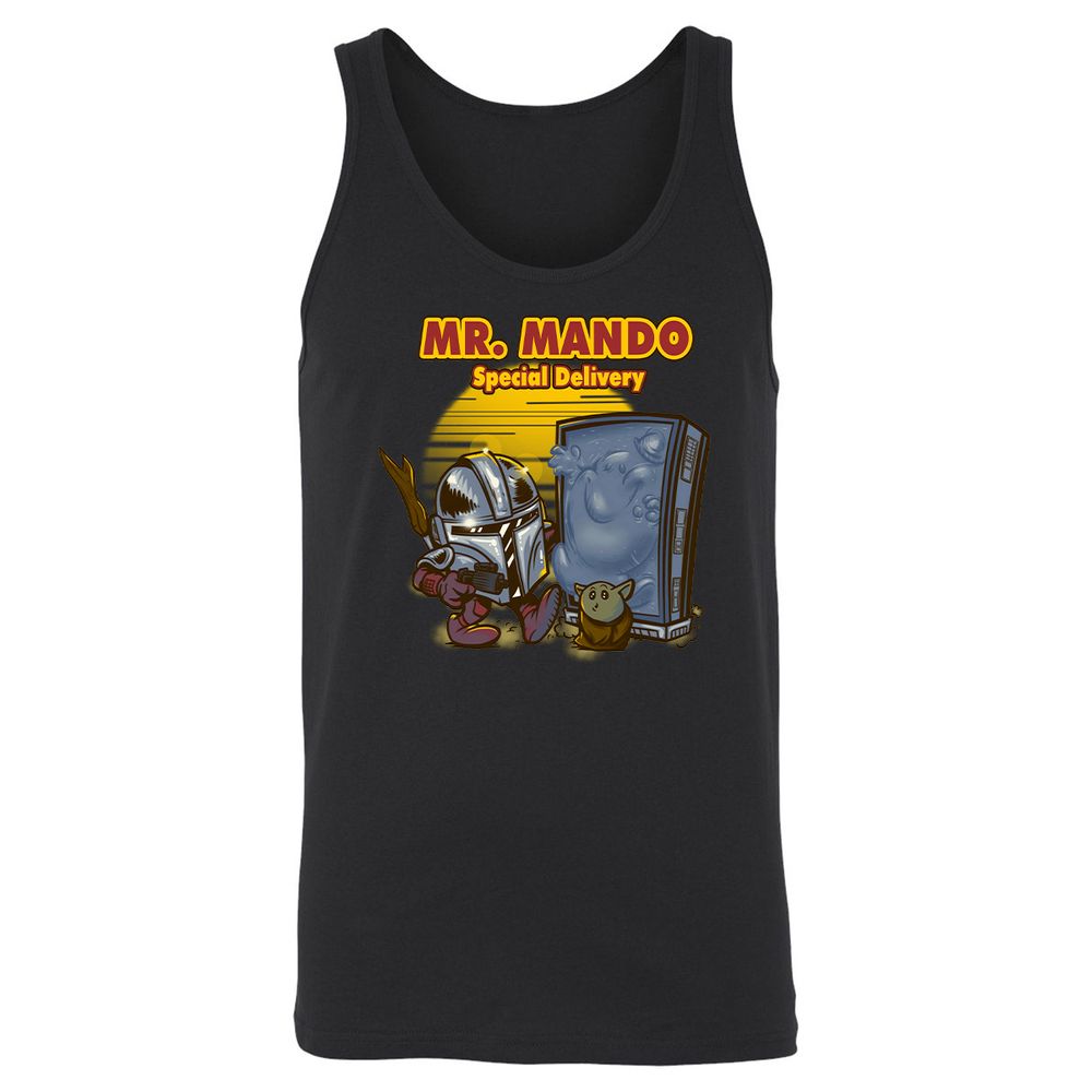Unisex Jersey Tank - R2J6GG3F - Black - 1