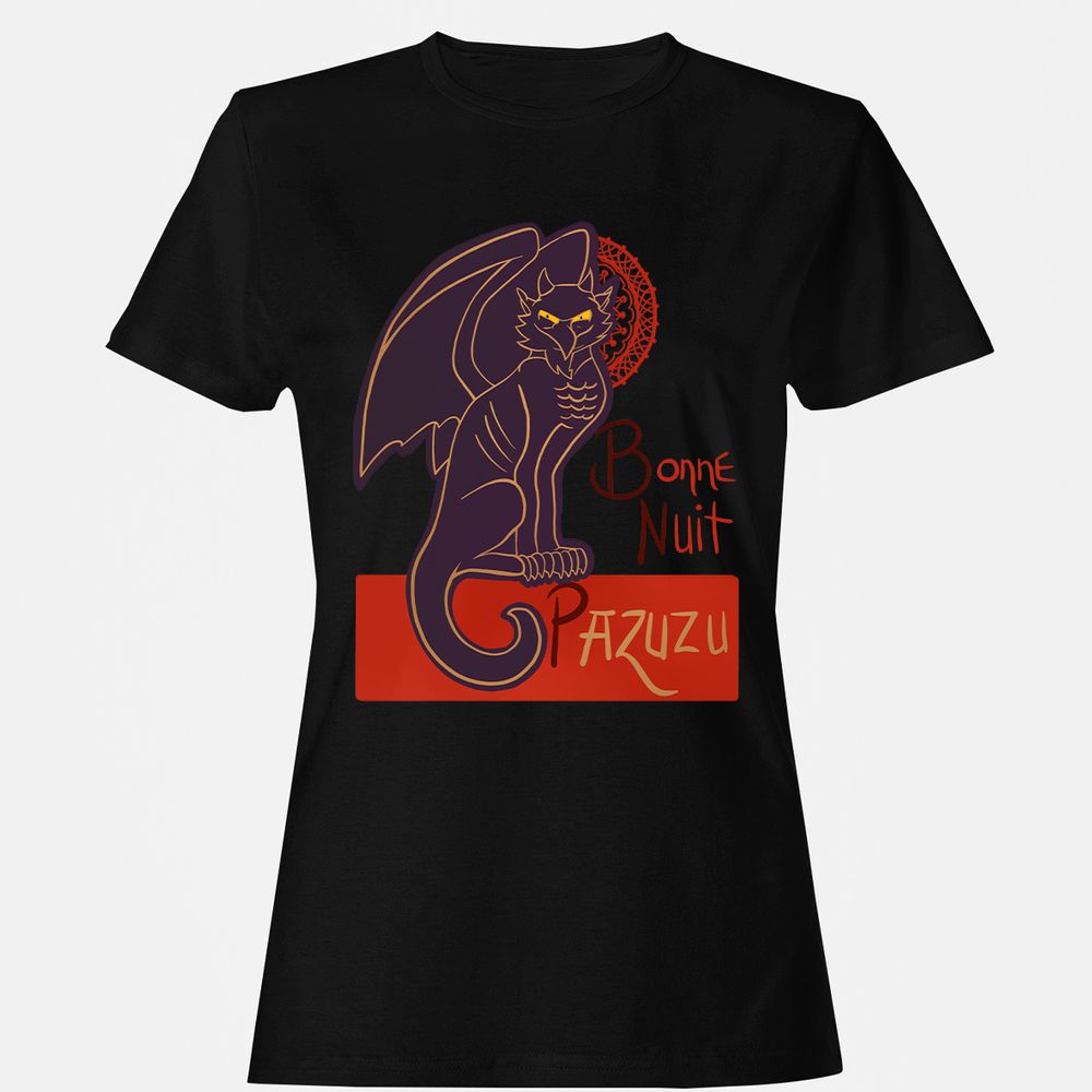 Women's T-Shirt - FJK94KBV - Black - 1