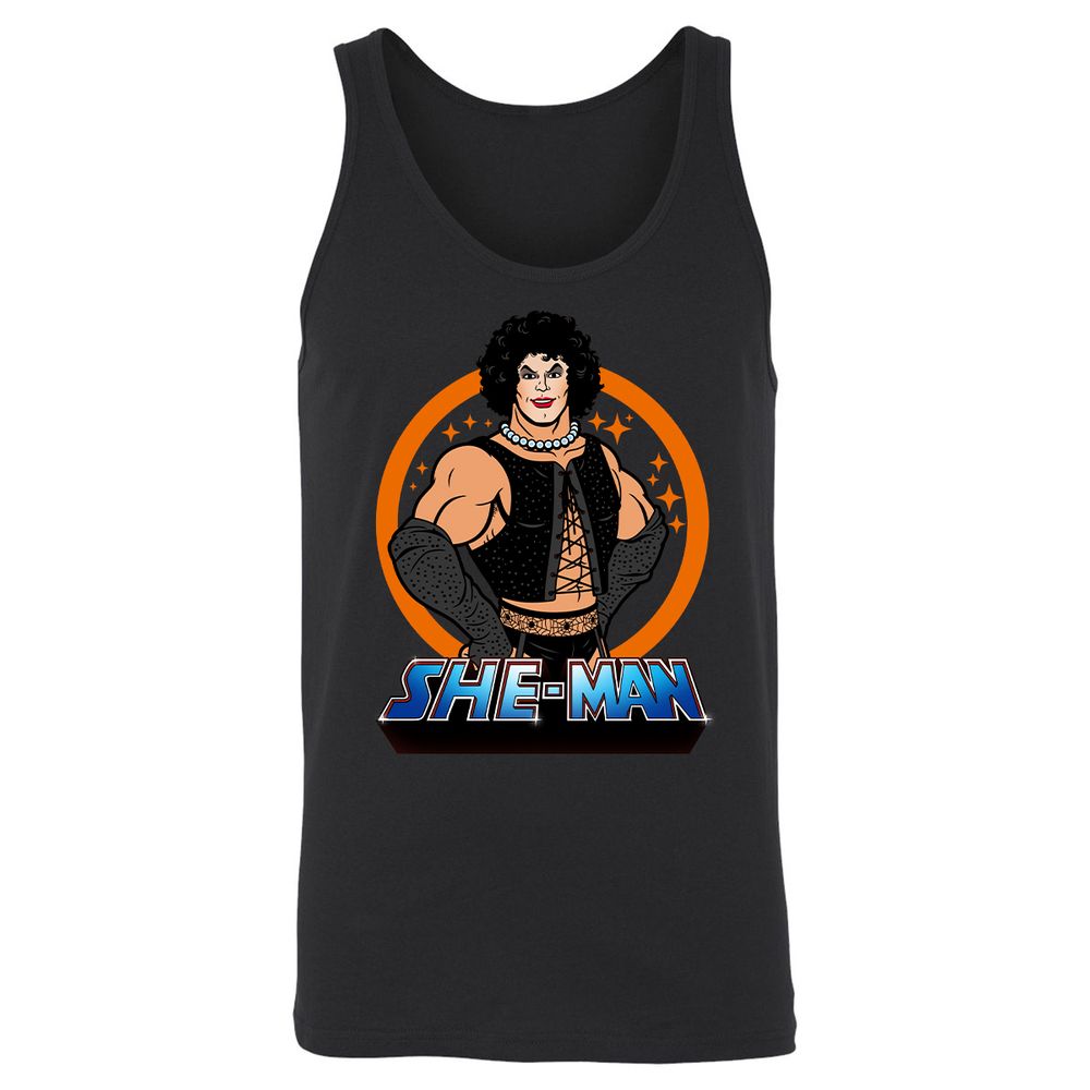 Unisex Jersey Tank - ZD87KSJM - Black - 1