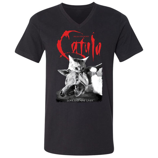 Unisex V-Neck T-Shirt - ZRJR2XPP - Black - 1