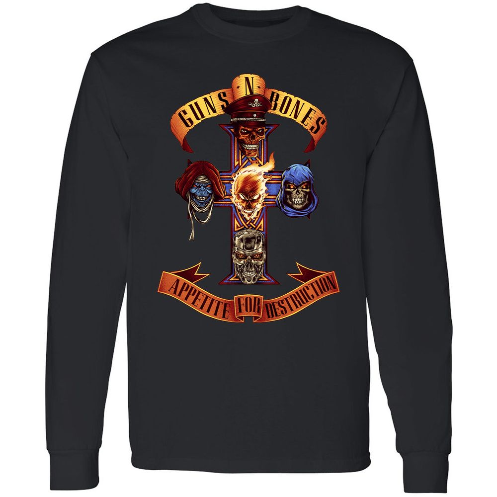 Long Sleeve T-Shirt - ZNNFA47D - Black - 1