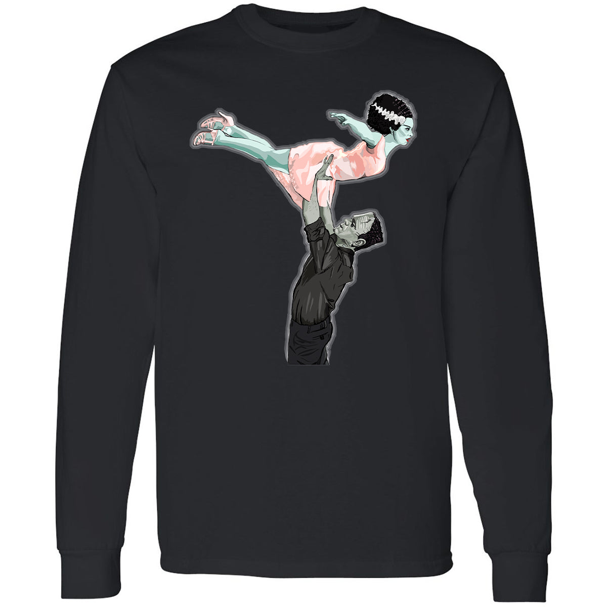 Long Sleeve T-Shirt - PF1D65JT - Black - 1