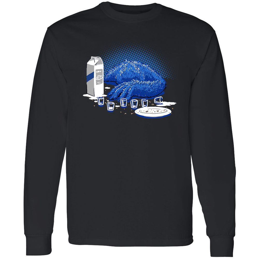 Long Sleeve T-Shirt - FE7VP5UH - Black - 1
