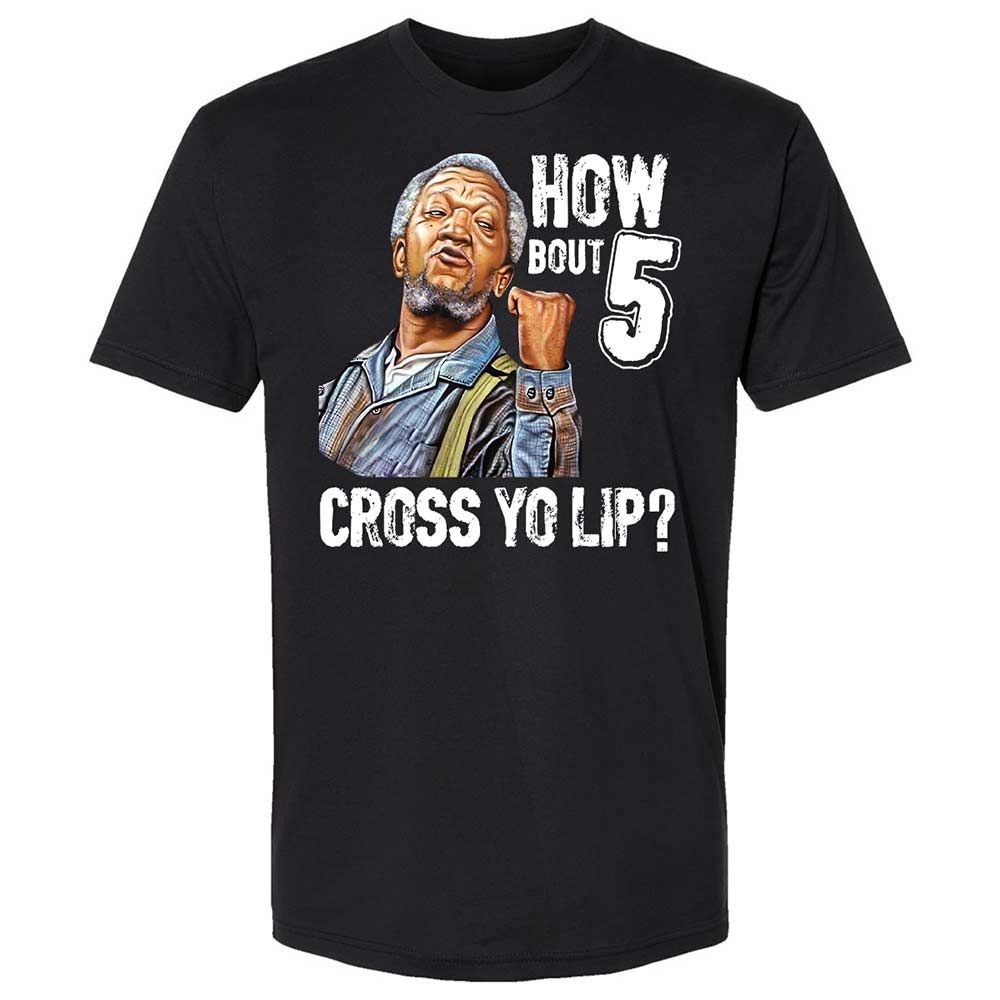 How bout 5 cross yo lip - Black - 1