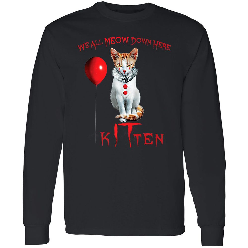 Long Sleeve T-Shirt - KL8PFMJG - Black - 1