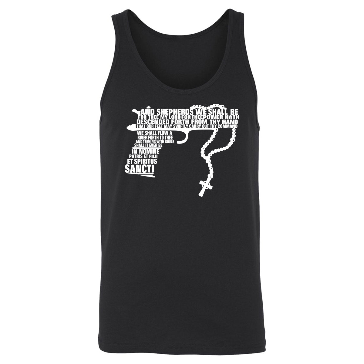 Unisex Jersey Tank - W5WR9CEQ - Black - 1