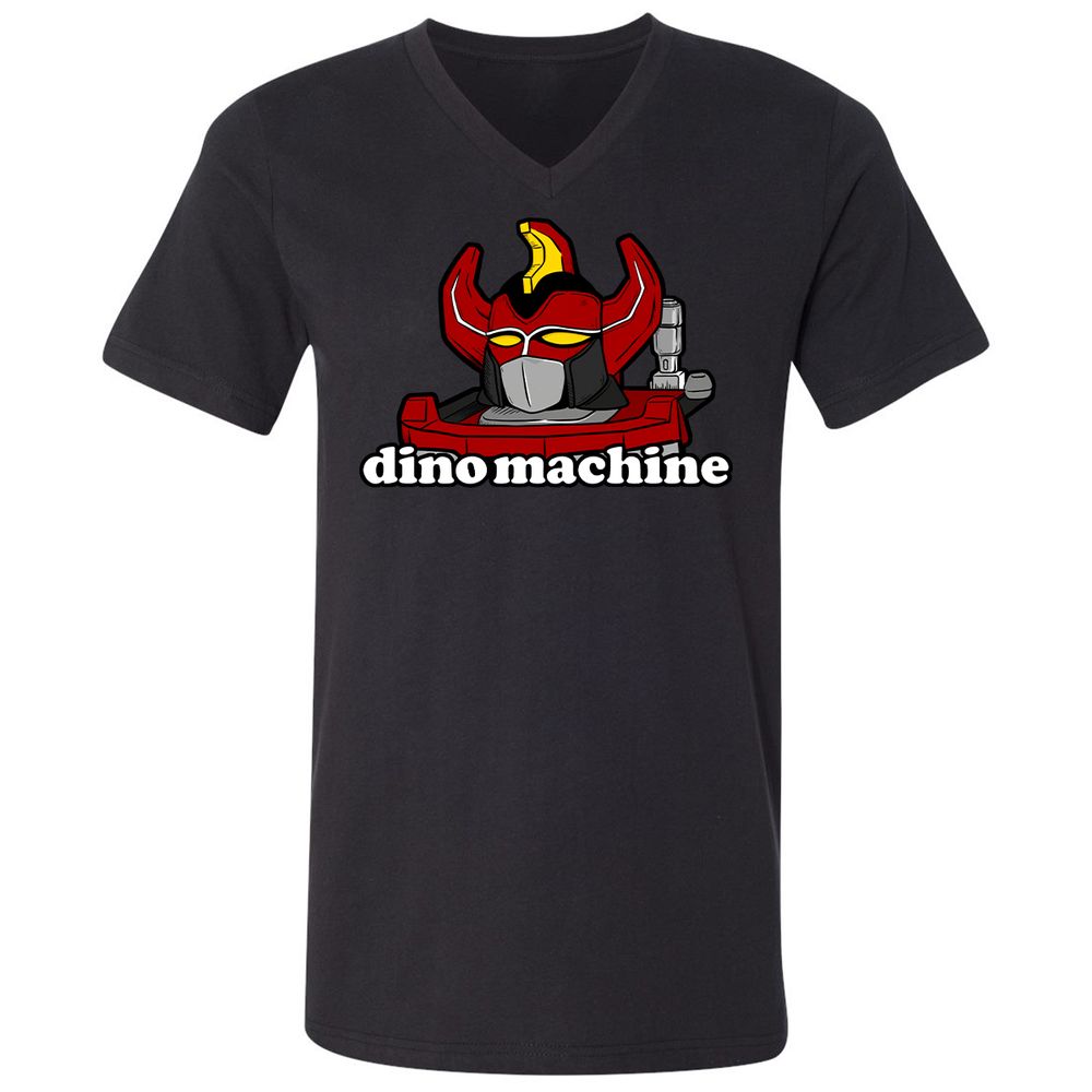 Unisex V-Neck T-Shirt - H9W7QDDN - Black - 1