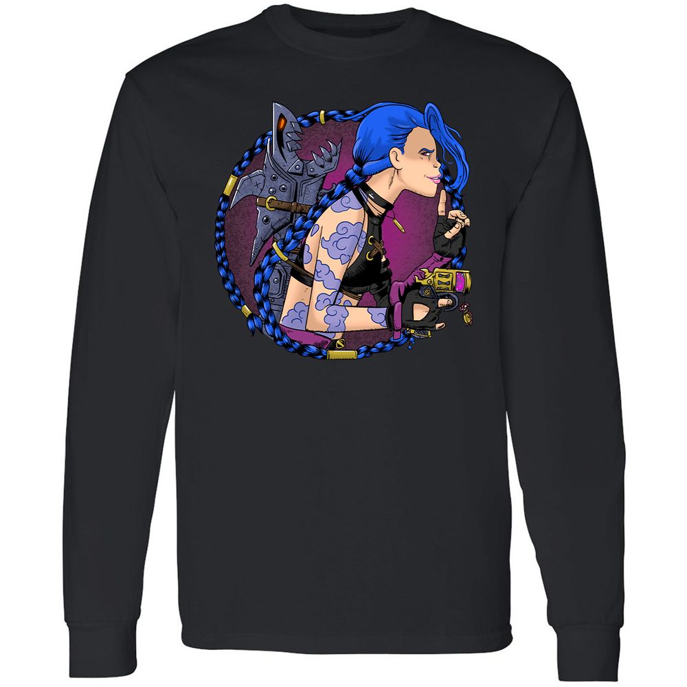 Long Sleeve T-Shirt - G7D679T3 - Black - 1