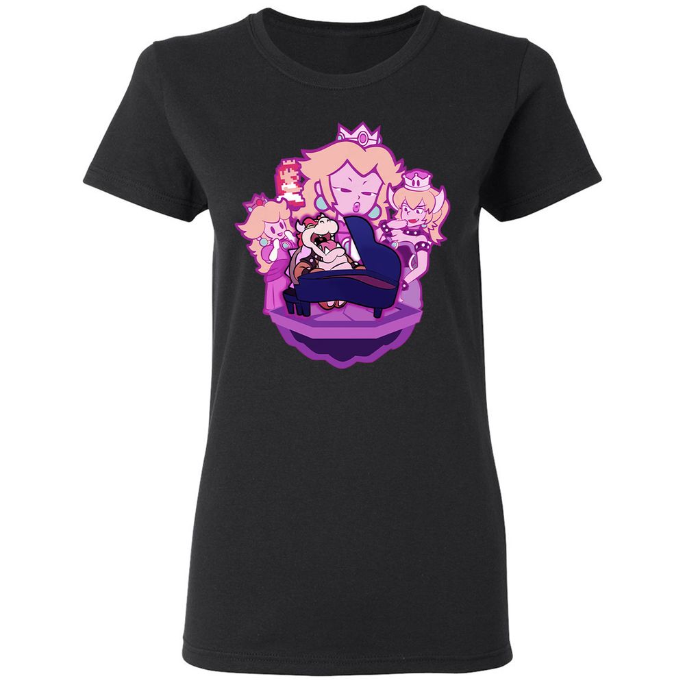 Women's T-Shirt - 8M4N2LZD - Black - 1