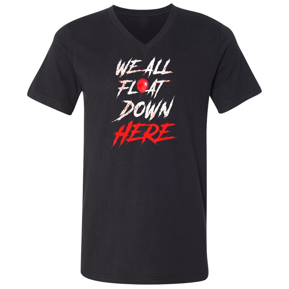 Unisex V-Neck T-Shirt - M4JK839S - Black - 1