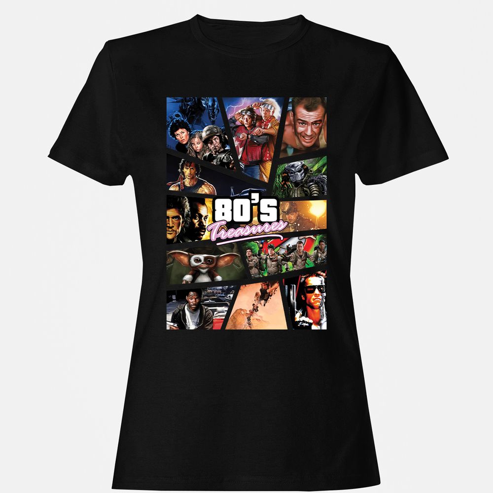 Women's T-Shirt - KF1795NL - Black - 1