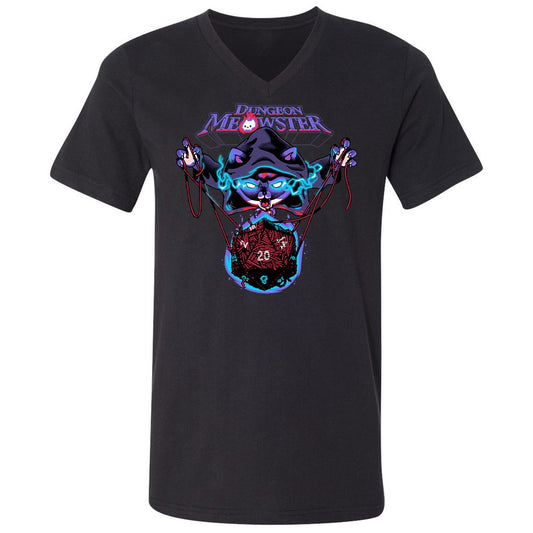 Unisex V-Neck T-Shirt - W97MTE2S - Black - 1