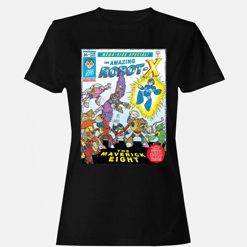 Women's T-Shirt - AJMJFKAA - Black - 1