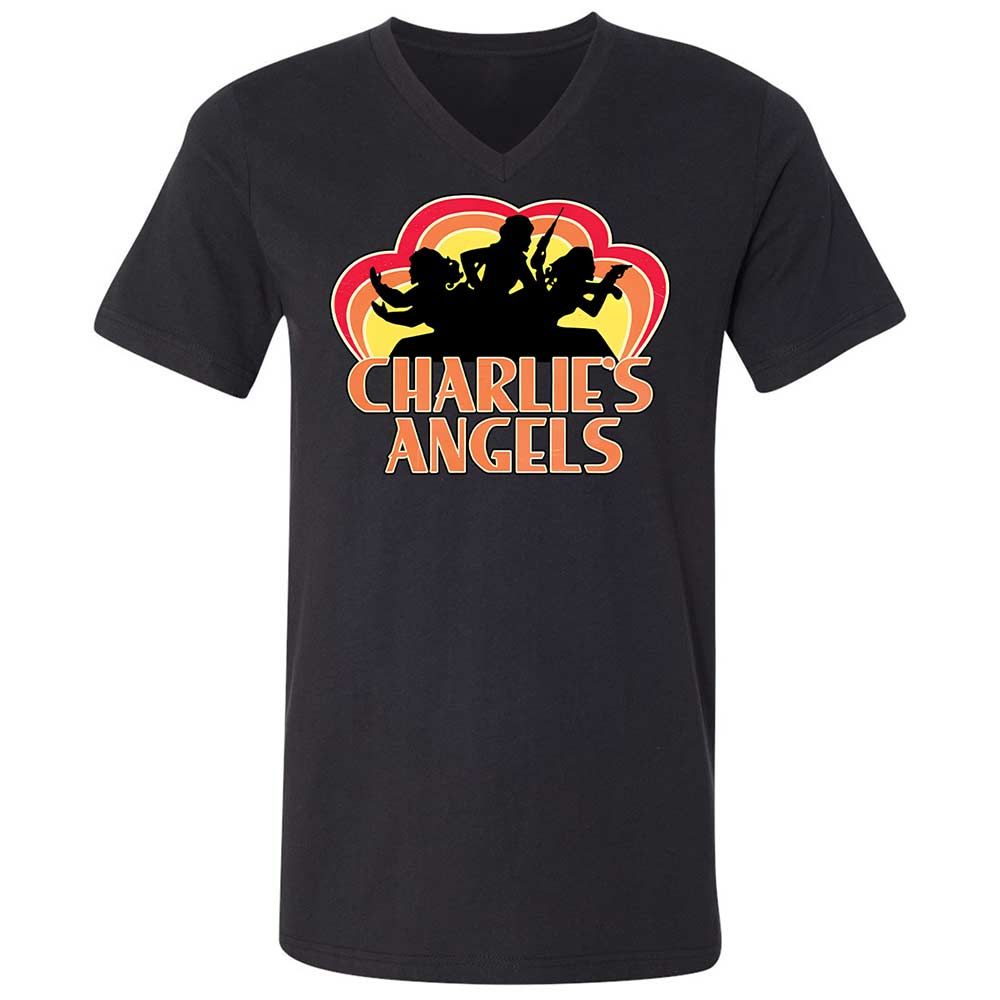Unisex V-Neck T-Shirt - Z4CVRML5 - Black - 1