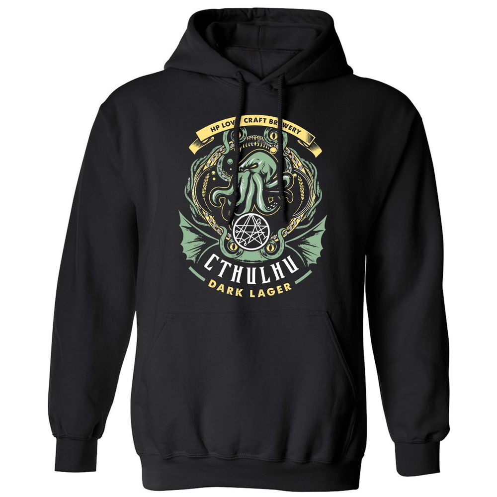 Classic Unisex Hoodie - L197CQDY - Black - 1