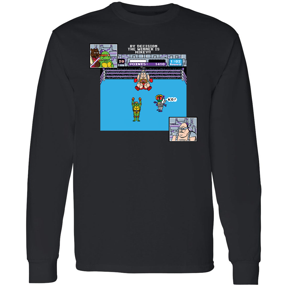 Long Sleeve T-Shirt - NWL6K7VX - Black - 1