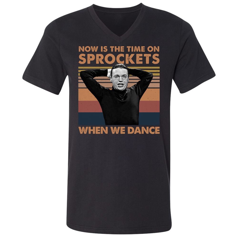 Unisex V-Neck T-Shirt - USE1HNAT - Black - 1