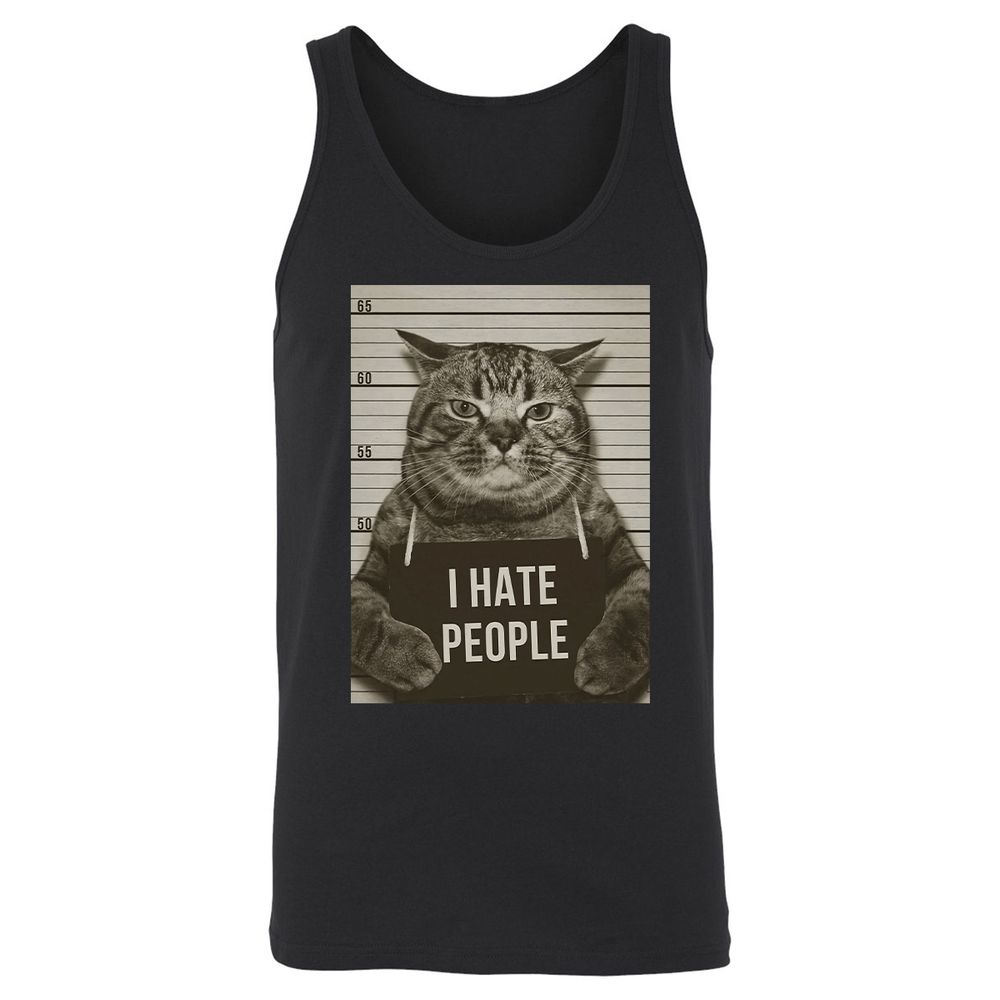 Unisex Jersey Tank - DUDYHZSR - Black - 1