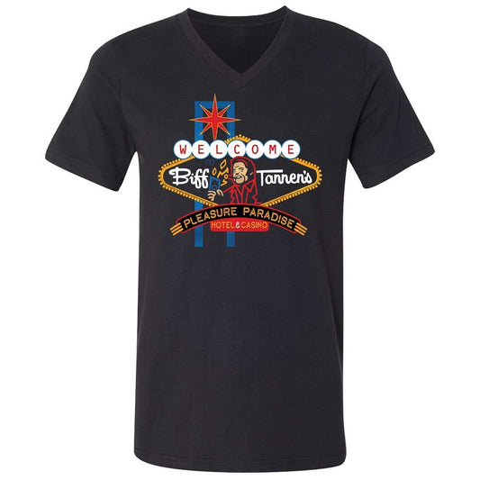 Unisex V-Neck T-Shirt - 65NG5M7V - Black - 1
