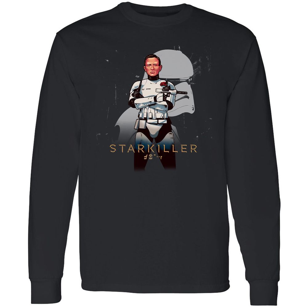 Long Sleeve T-Shirt - HF5DWHKP - Black - 1