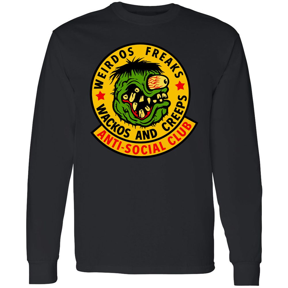 Long Sleeve T-Shirt - UY7PDVDP - Black - 1