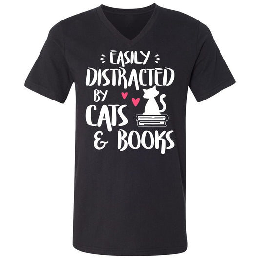 Unisex V-Neck T-Shirt - ERV53A22 - Black - 1