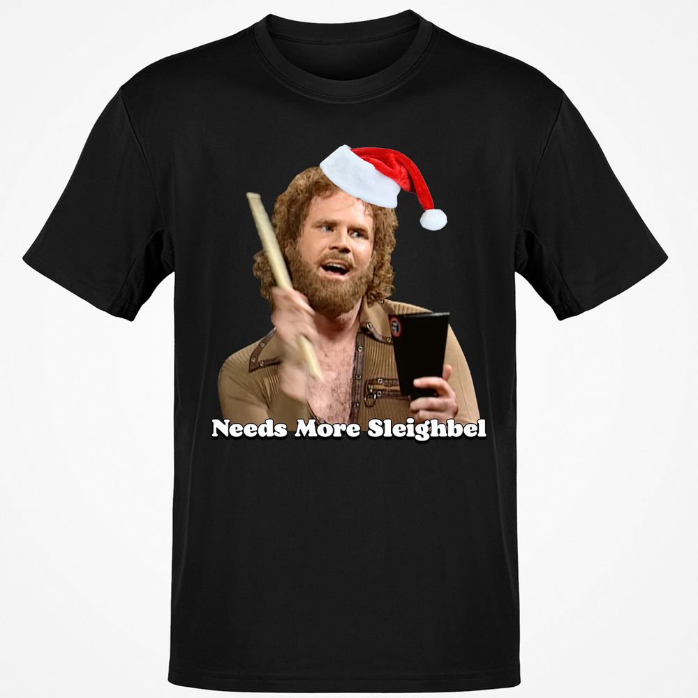 Needs More Sleighbel - Black - 1