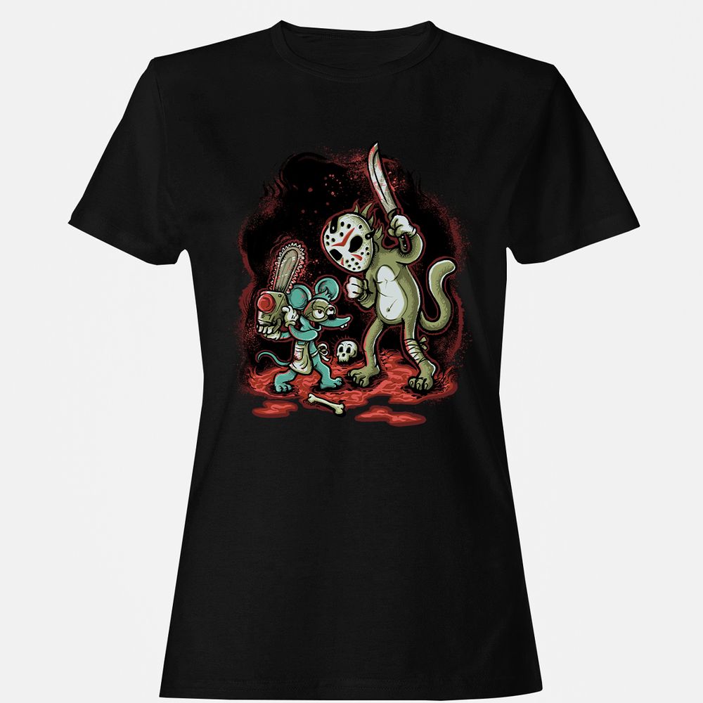 Women's T-Shirt - M7ZVAEE9 - Black - 1