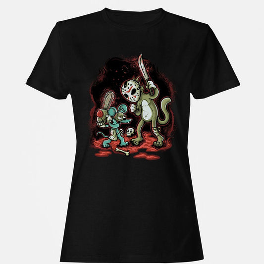 Women's T-Shirt - M7ZVAEE9 - Black - 1