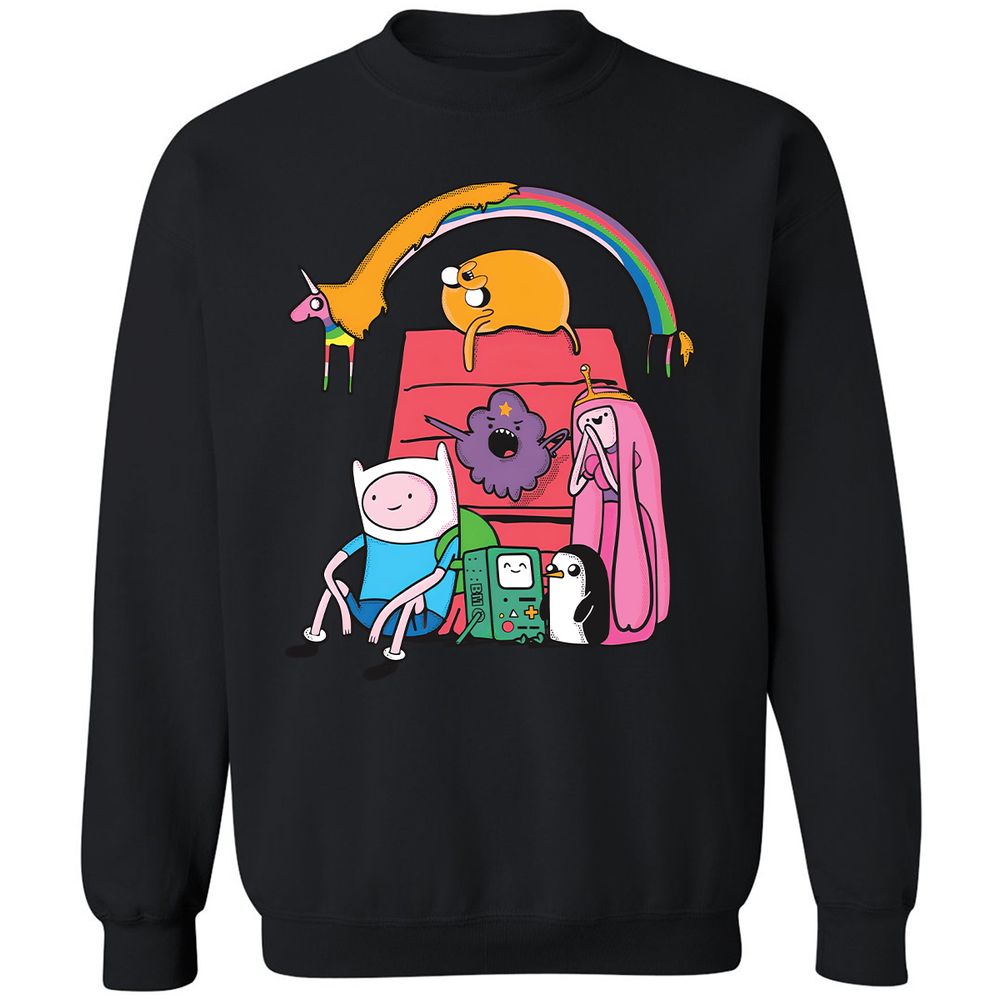 Classic Unisex Sweatshirt - DGQ8WD4K - Black - 1