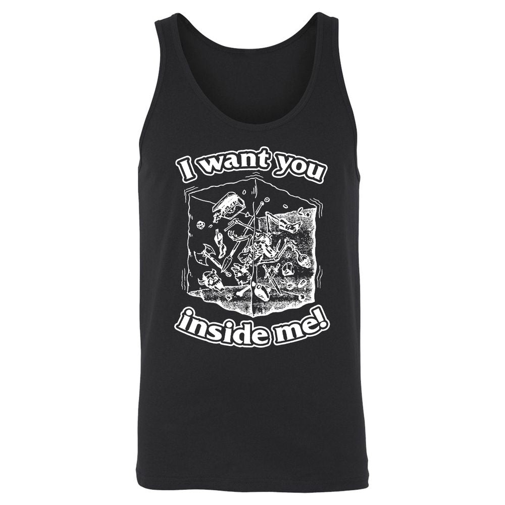 Unisex Jersey Tank - 1MZCHX7P - Black - 1
