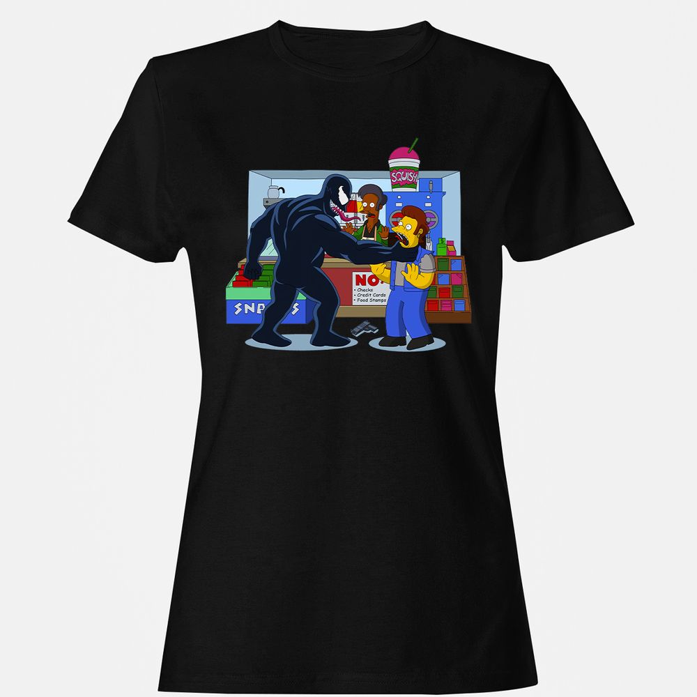 Women's T-Shirt - NSU4ERHZ - Black - 1