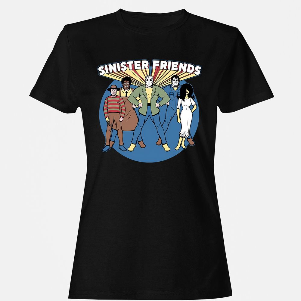 Women's T-Shirt - 7D68J5ZW - Black - 1