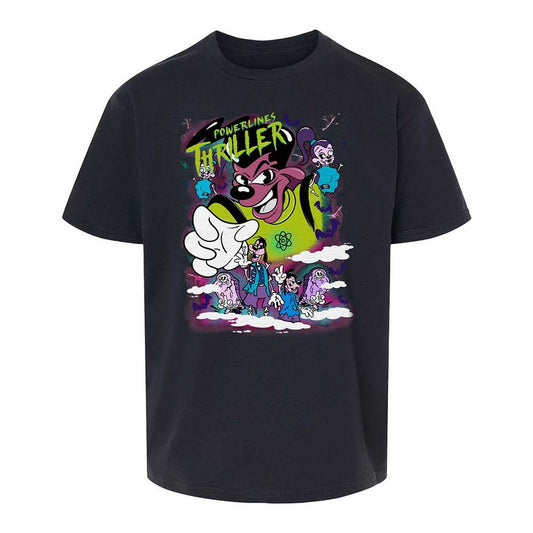 Vintage Pop Cartoon Horror Mashup - Black - 1