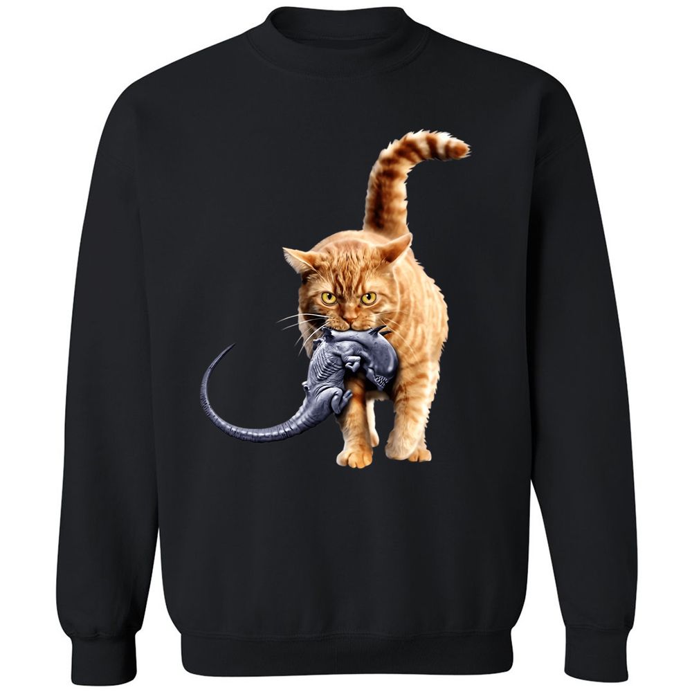 Classic Unisex Sweatshirt - 87KLZVBM - Black - 1