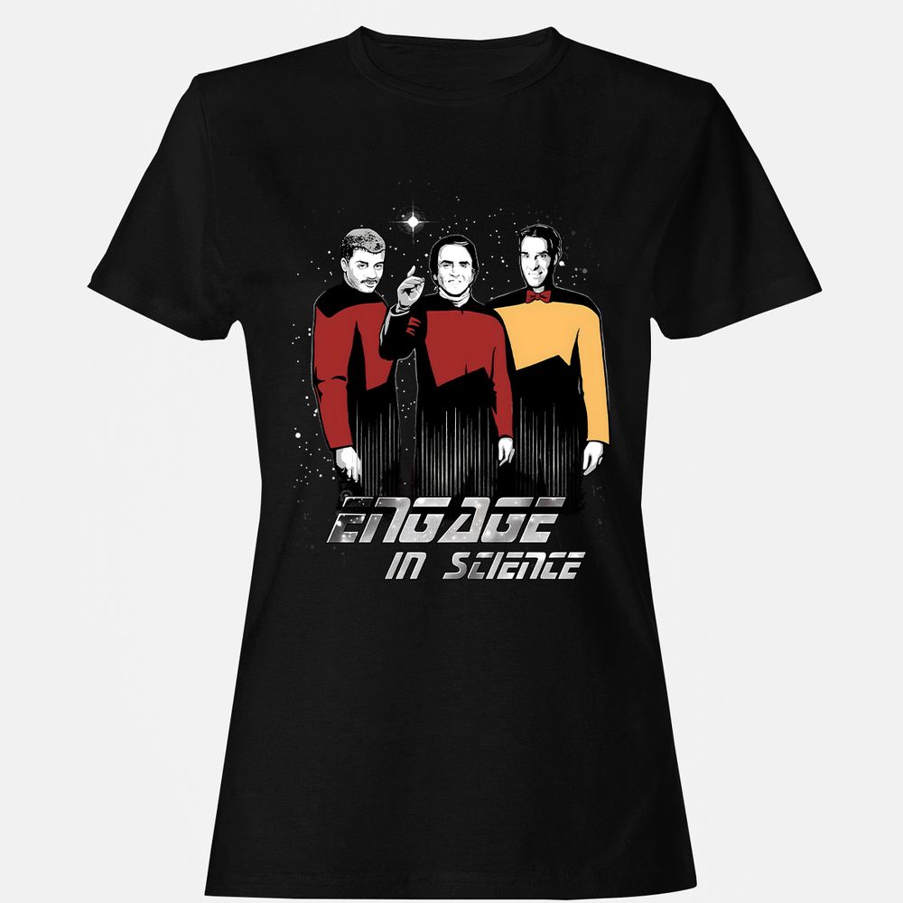 Women's T-Shirt - QHXBZM12 - Black - 1