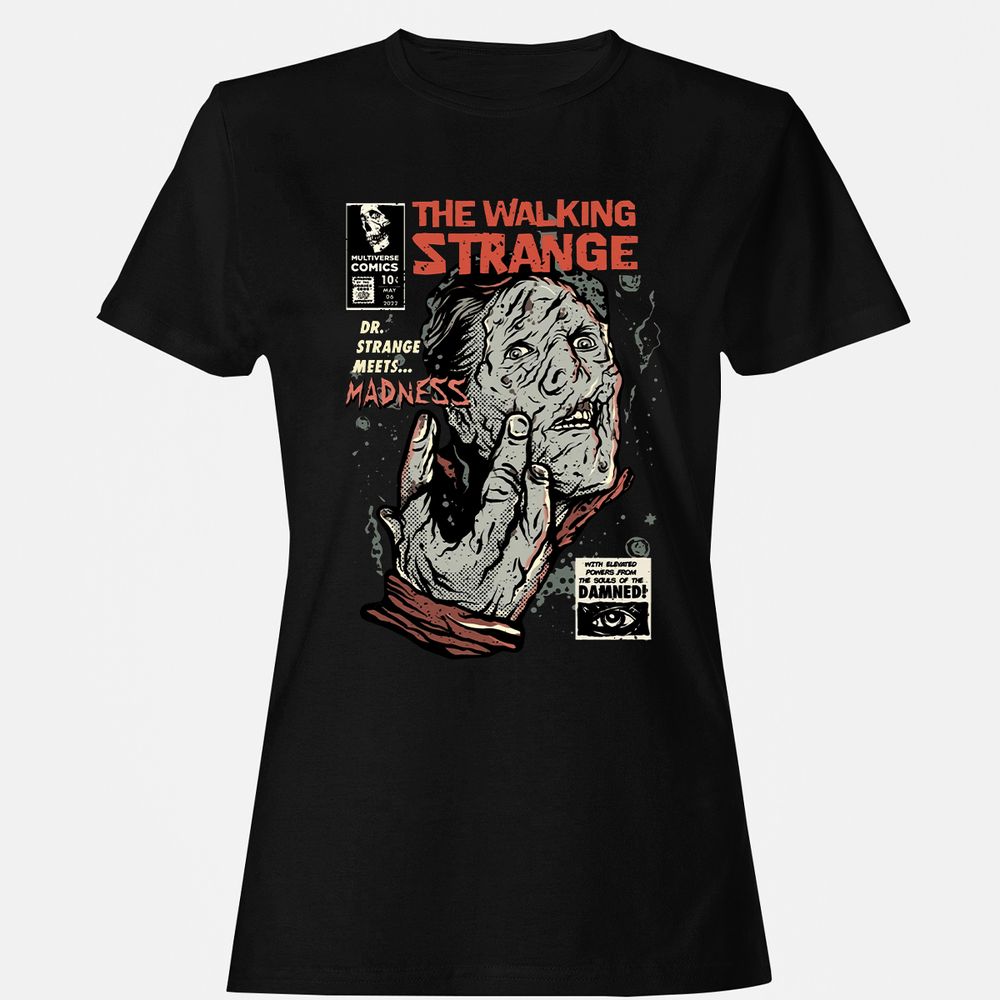 Women's T-Shirt - GQ141KCZ - Black - 1