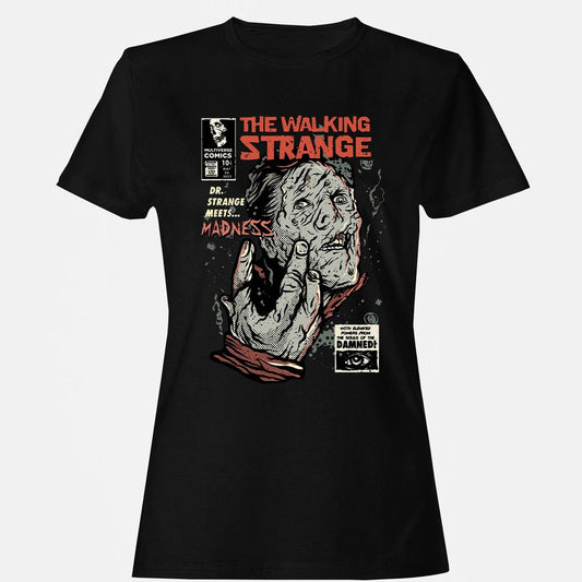 Women's T-Shirt - GQ141KCZ - Black - 1