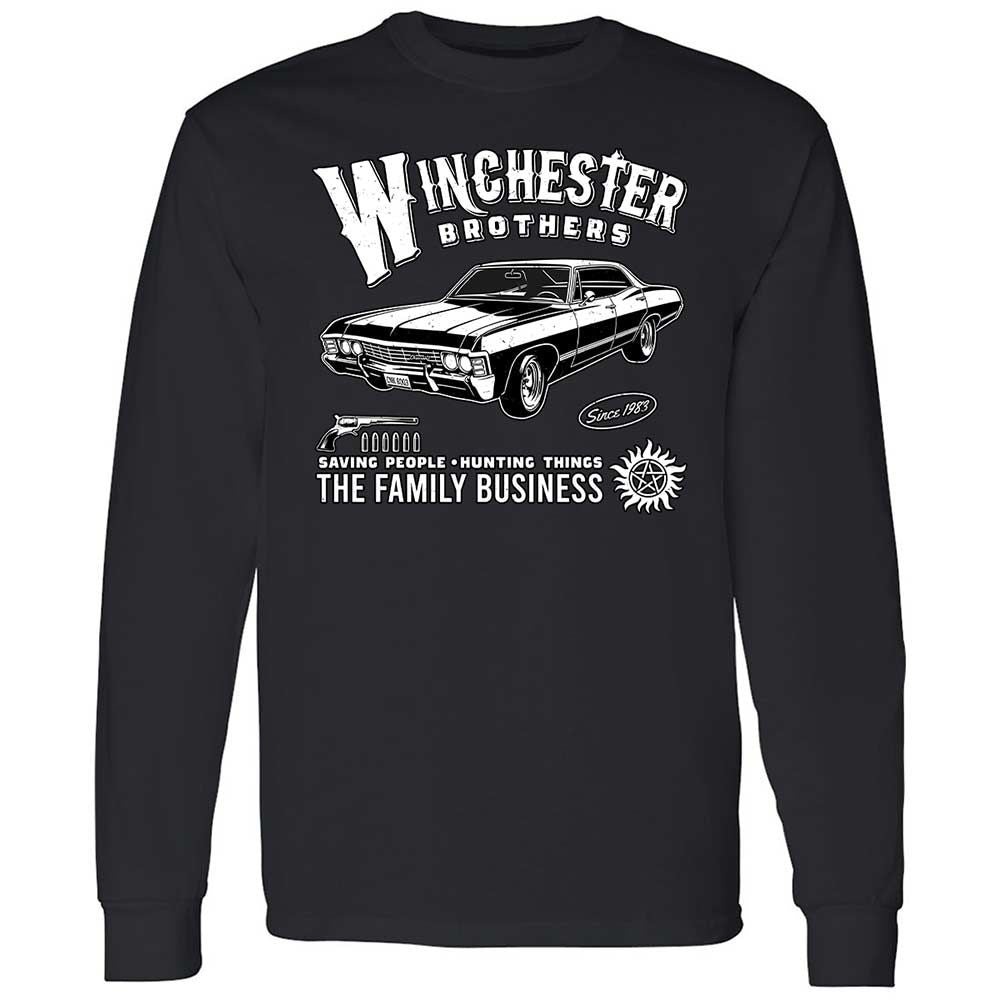 Long Sleeve T-Shirt - MXQFW52J - Black - 1