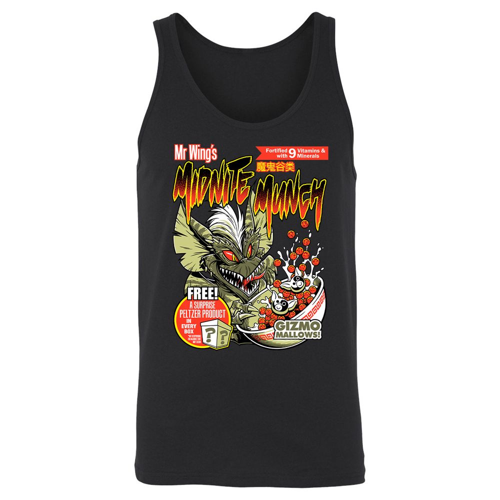 Unisex Jersey Tank - 4EMS9QDF - Black - 1