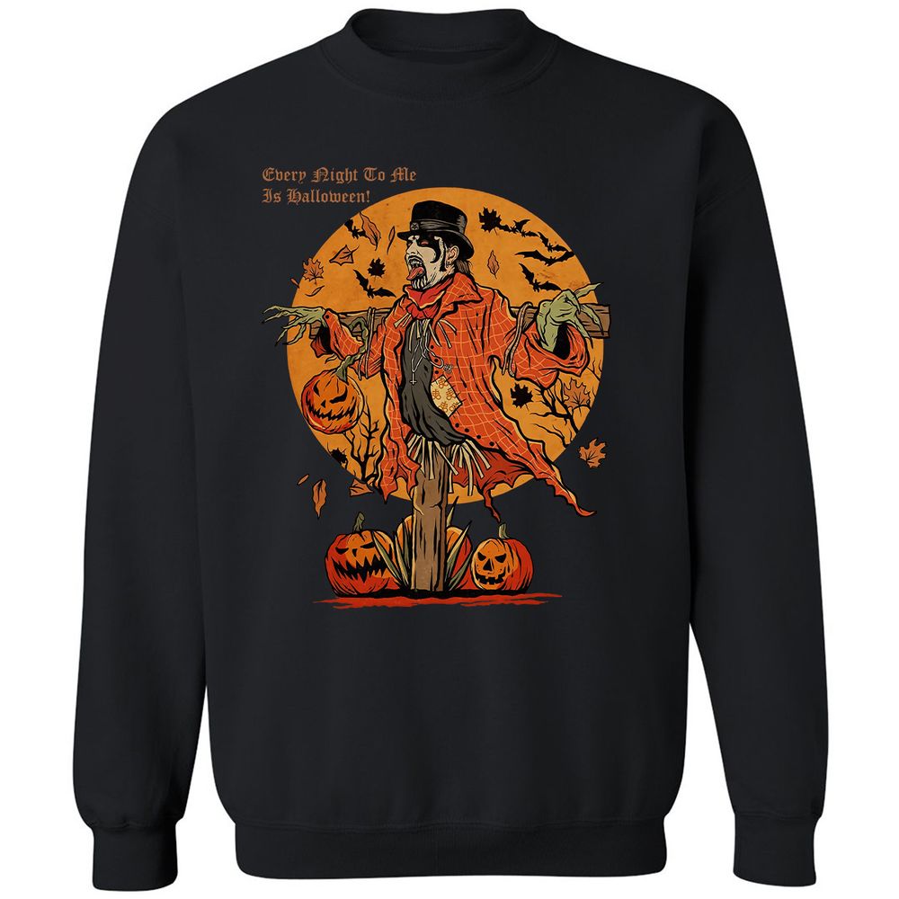 Classic Unisex Sweatshirt - 5K1EHUEZ - Black - 1