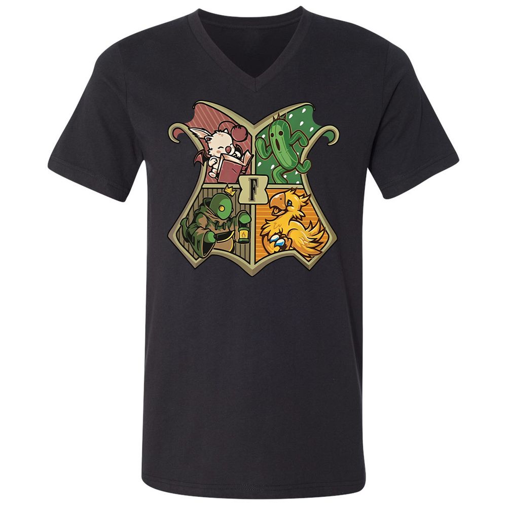 Unisex V-Neck T-Shirt - VK3RTT98 - Black - 1