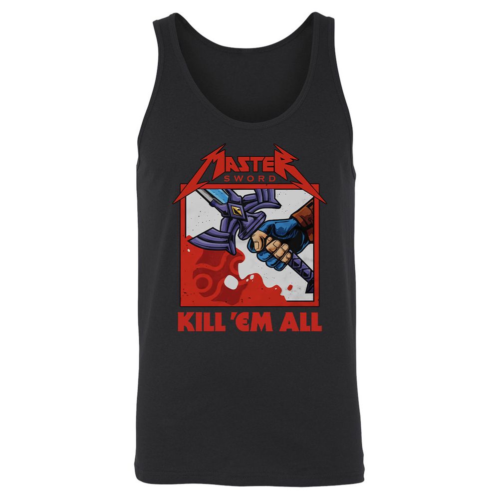 Unisex Jersey Tank - 5DFYA7MQ - Black - 1