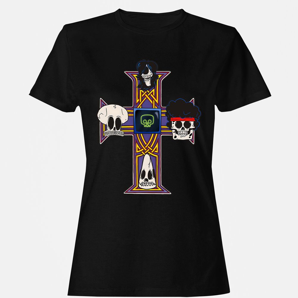 Women's T-Shirt - XS8XZQR2 - Black - 1