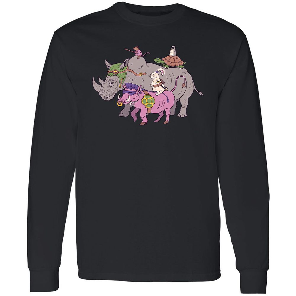 Long Sleeve T-Shirt - Z4FGDXWY - Black - 1