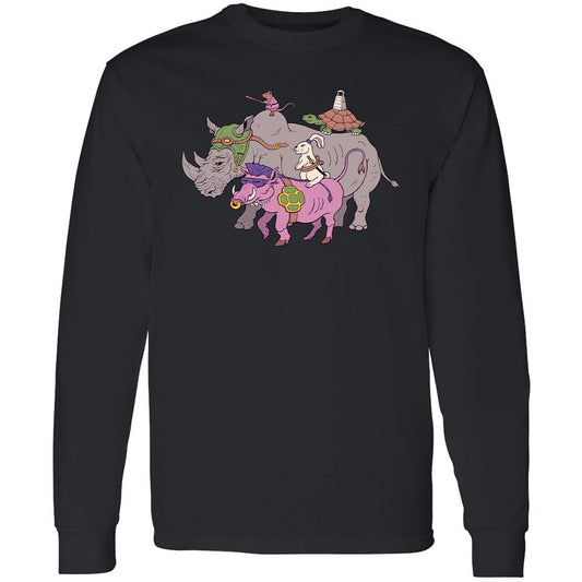 Long Sleeve T-Shirt - Z4FGDXWY - Black - 1