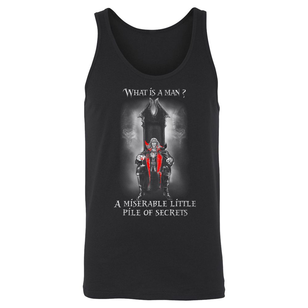 Unisex Jersey Tank - CJZQLMS3 - Black - 1